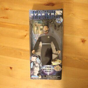Star Trek Commander William T. Riker 9" Action Figure in unopened box